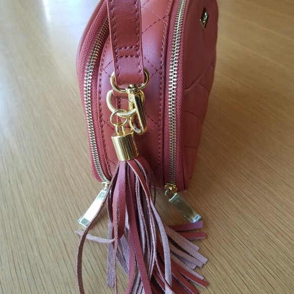 Joy & Iman Quilted Leather Crossbody Purse - Picture 6 of 12